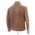 Autre Marque Chaqueta de cuero ARMA MAZE Castaño - vista 3