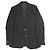 Autre Marque 1piu1uguale3 RELAX TAYLOR RIB 2B JACKET Polyesterjacke Schwarz