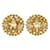 Orecchini Chanel Vintage D'oro - vista 3