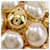 Orecchini Chanel Vintage D'oro - vista 6