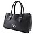 Borsa Salvatore Ferragamo Gancini Saffiano Nero - vista 2