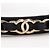 Chanel Coco Mark Haarband aus Lammleder Schwarz - Ansicht 5
