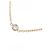 Autre Marque Collana con Diamanti Au750 Rosa - vista 3