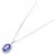 Autre Marque Collana in oro bianco Au750 con tanzanite e diamanti Argento - vista 2
