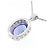 Autre Marque Collana in oro bianco Au750 con tanzanite e diamanti Argento - vista 4