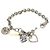 Dolce & Gabbana Bracciale Charms I Love D&G Argento