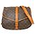 Borsa Louis Vuitton Saumur in Tela Monogram 35 Marrone
