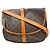 Borsa Louis Vuitton Saumur in Tela Monogram 35 Marrone - vista 2
