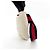Cintura in pelle stampata Gucci Logo Medium Bianco - vista 3