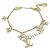 Bracciale Charm Louis Vuitton LV Floragram D'oro