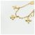 Bracciale Charm Louis Vuitton LV Floragram D'oro - vista 3