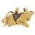 Borsa a tracolla Louis Vuitton Monogram Craggy Dog on Strap M83342 Marrone Cioccolato