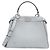 Borsa Fendi SELLERIA Peekaboo Mini Argento