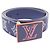 Louis Vuitton M0049 Standard Gürtel Weiß Marineblau