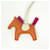 Hermès Hermes Rodeo Accessory Bag Charm PM 073422CA Orange  - vue 2