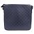 Borsa a tracolla Gucci GG in pelle blu navy - vista 2