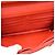 Wallet On Chain Cartera con cadena Chanel Camellia de piel Roja - vista 3