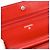 Wallet On Chain Cartera con cadena Chanel Camellia de piel Roja - vista 4