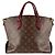 Louis Vuitton Monogram Shoulder Bag Brown Dark red - view 3