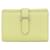 Cartera Combinada Hermès Bearn Amarillo