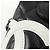 Borsa a tracolla Chanel Cambon Line 28120 Nero Bianco - vista 4