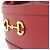 Borsa a tracolla Gucci Horsebit 1955 in pelle rossa Rosso - vista 4