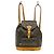 Louis Vuitton Vintage Montsouris Monogram Canvas MM Braun