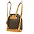 Louis Vuitton Vintage Montsouris Monogram Canvas MM Braun - Ansicht 2