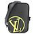 Borsa a Spalla Louis Vuitton Epi Danube PM Nero Giallo