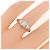 Bulgari Bvlgari Corona Ring aus Platin mit Diamant - Ansicht 5