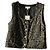 Chaleco Marius Balzac Paris estampado de leopardo Castaño Negro