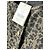 Chaleco Marius Balzac Paris estampado de leopardo Castaño Negro - vista 8