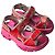 Gucci Sandali Flashtrek Reflex Stretch GG Velvet Rosa Rosso