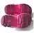 Gucci Sandali Flashtrek Reflex Stretch GG Velvet Rosa Rosso - vista 5