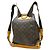 Louis Vuitton Vintage Montsouris Monogram Canvas GM Marron - vue 2