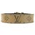 Cintura in pelle Monogram Reverse Louis Vuitton Marrone D'oro - vista 2