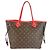Borsa Tote Louis Vuitton Monogram Totem Neverfull MM Marrone Rosso Monogramma - vista 2