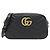 Borsa a Spalla Gucci GG Marmont 447632 DTD1T Nero