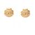 Brincos Chanel Coco Mark Motif Concha Multicor Dourado