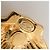 Brincos Chanel Coco Mark Motif Concha Multicor Dourado - vista 3