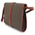 Sac à main porté épaule et pochette 2-en-1 Yves Saint Laurent Marron Vert  - vue 2