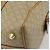 Céline Borsa CELINE Macadam Canvas PVC Beige Oro Auth 183269A D'oro - vista 15