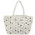 Jimmy Choo Tote Bag Leder Weiß Gold Silber Authentisch 183632A Golden - Ansicht 2