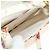 Borsa a tracolla Christian Dior Saddle in pelle 2way White Gold Auth 181753SAM Bianco D'oro - vista 10