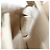 Borsa a tracolla Christian Dior Saddle in pelle 2way White Gold Auth 181753SAM Bianco D'oro - vista 11