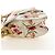 Borsa a tracolla Christian Dior Saddle in pelle 2way White Gold Auth 181753SAM Bianco D'oro - vista 3