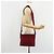 Borsa a tracolla Salvatore Ferragamo Vala in tela e pelle rosso oro Auth ka4578A D'oro - vista 23