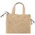 Borsa Tote LOUIS VUITTON On the Go MM Raffia Okinawa Only Beige LV Auth 182627SAM - vista 2