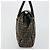 Borsa a mano FENDI Zucca Canvas Nero Marrone Auth 182969V - vista 3