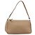 Borsa a Spalla Salvatore Ferragamo Gancini in Pelle Beige Argento Auth BA13171
